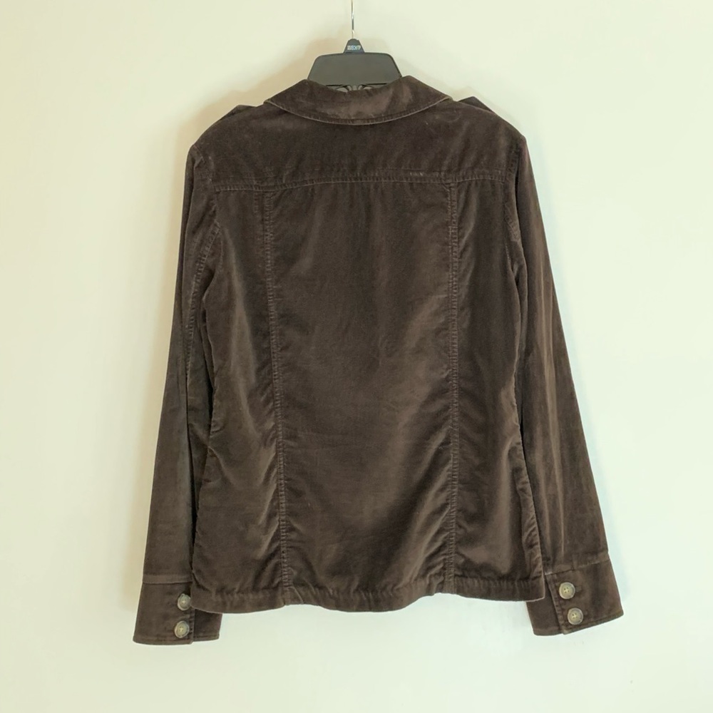 Banana Republic Brown Velour Blazer Jacket-S - Picture 7 of 15